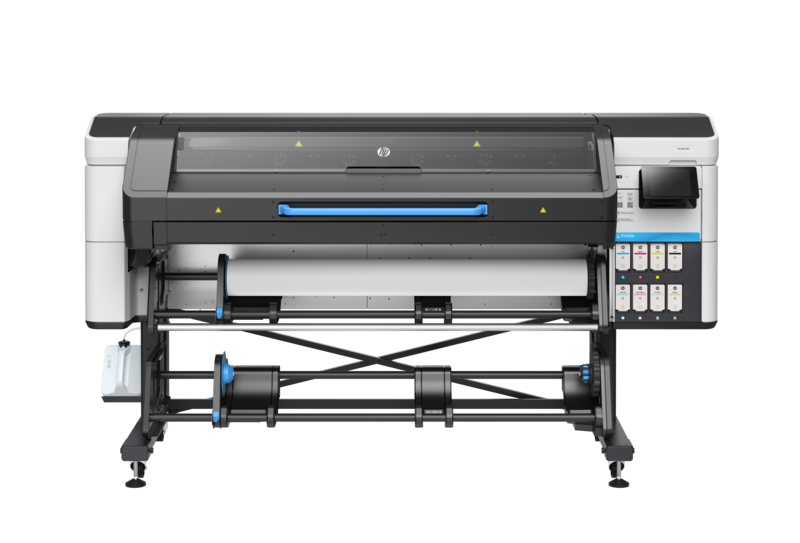 HP Latex 730 front view with media loaded