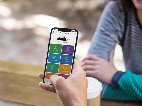 HP DesignJet T230 Plotter - HP Smart App — print from mobile and manage jobs remotely via Wi-Fi