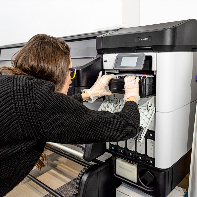 HP Latex 730 printer — effortless workflow