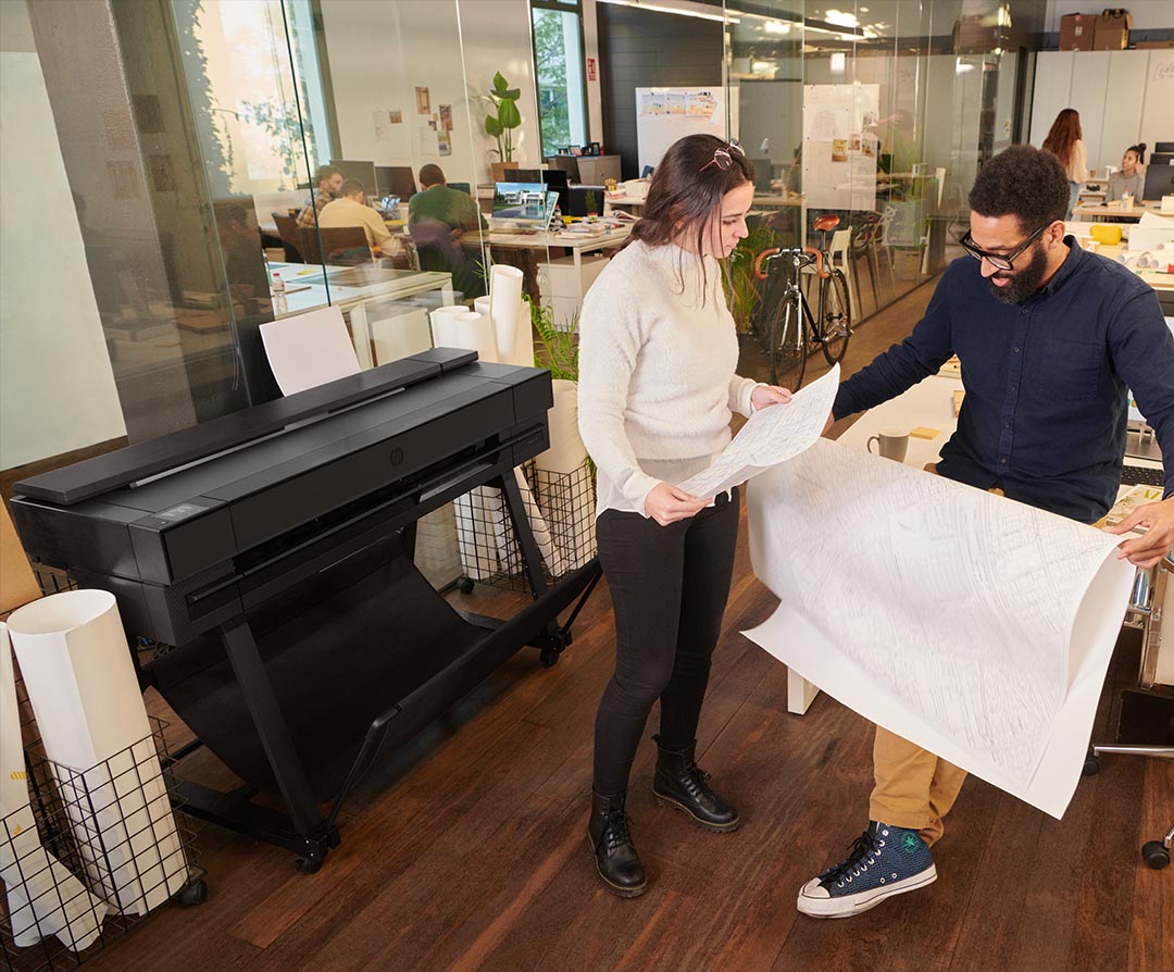 HP DesignJet professional series plotter