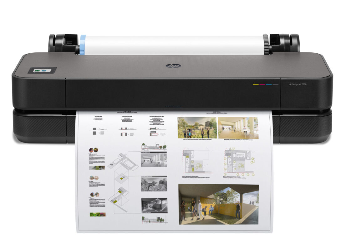 HP DesignJet T230 24in Front 05 no base